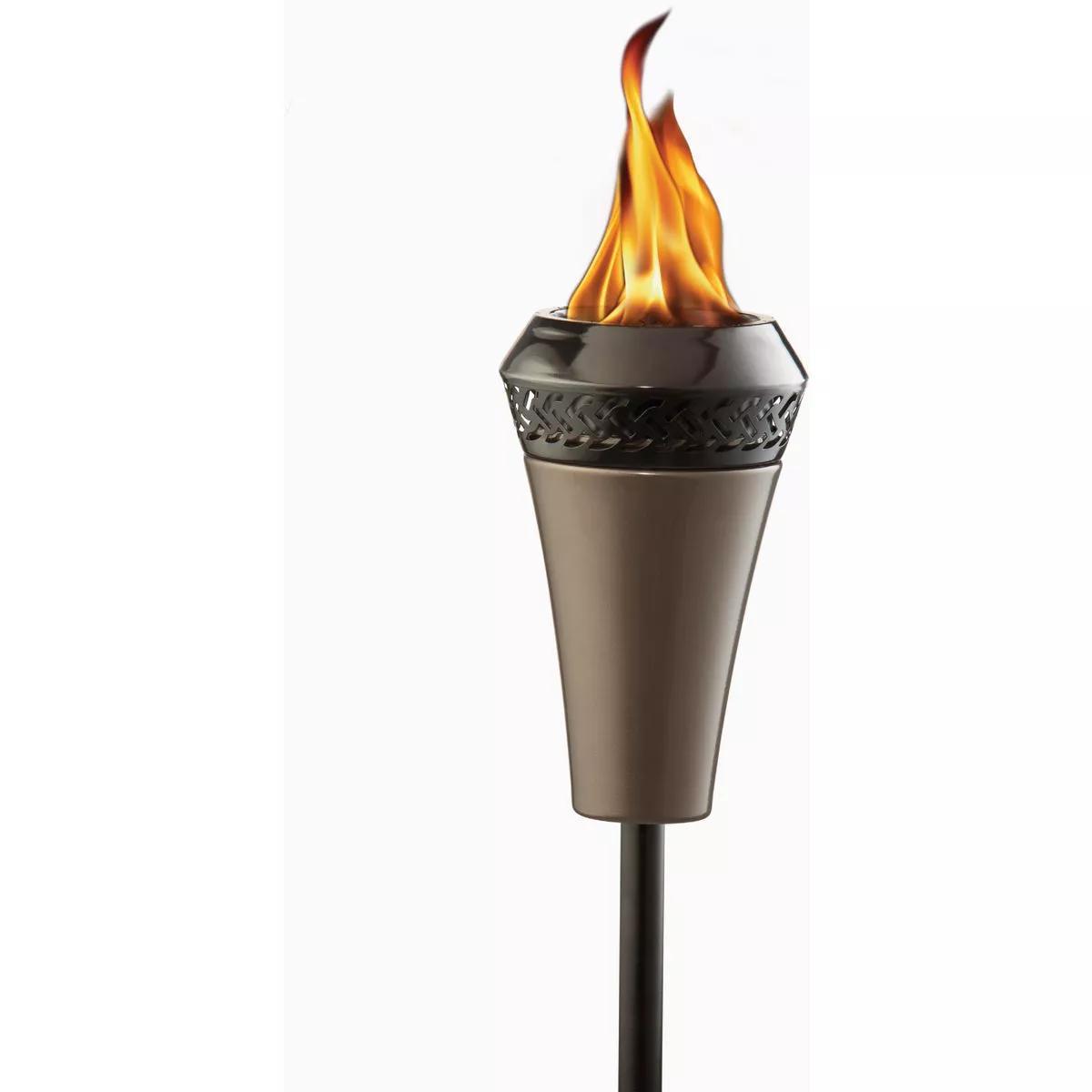 Tiki Island King 66 In. Gunmetal Large Flame Patio Torch