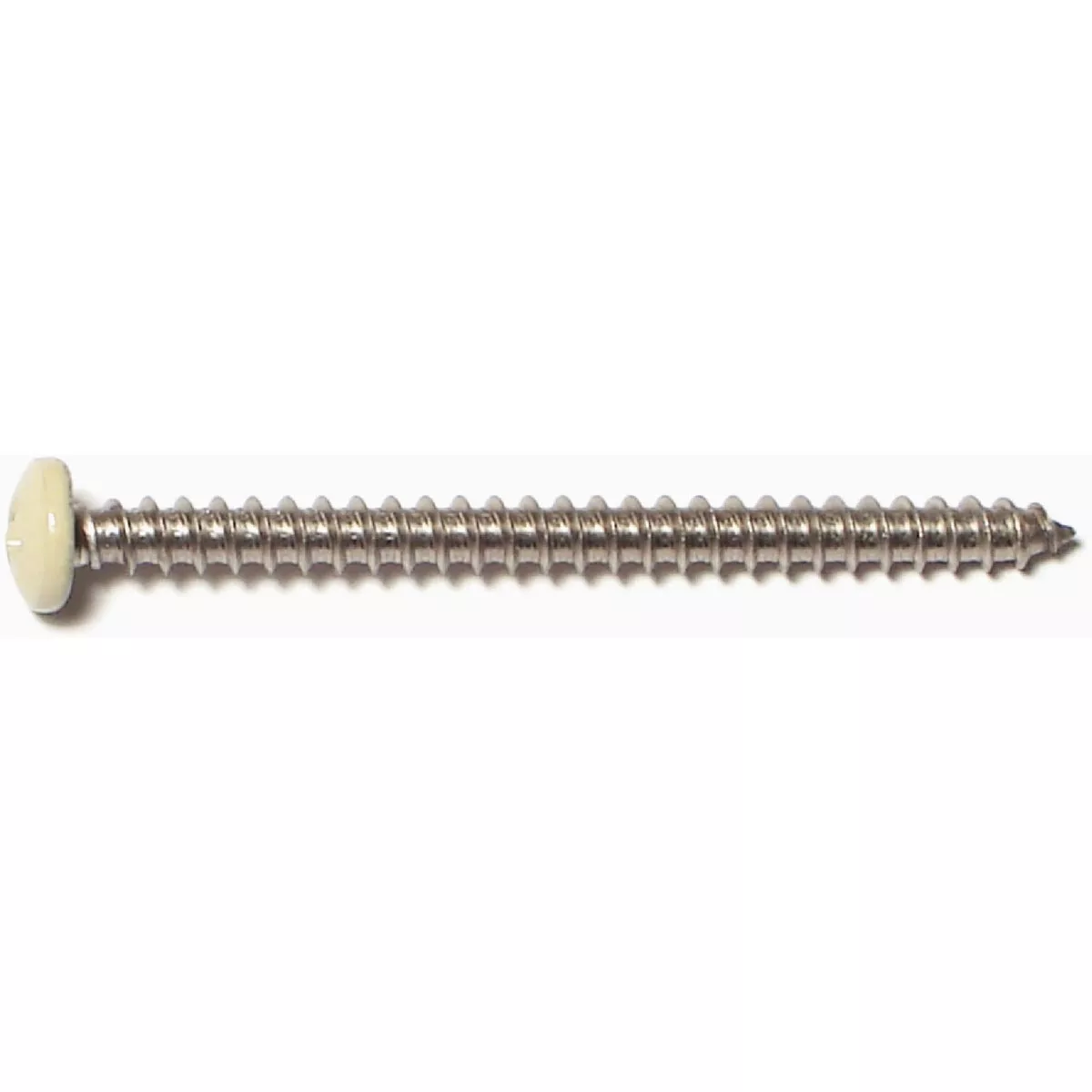 Midwest Fastener #10 x 2-1/2 In. Beige Painted 18-8 Stainless Steel Phillips Pan Head Sheet Metal Screws (8 Ct.)