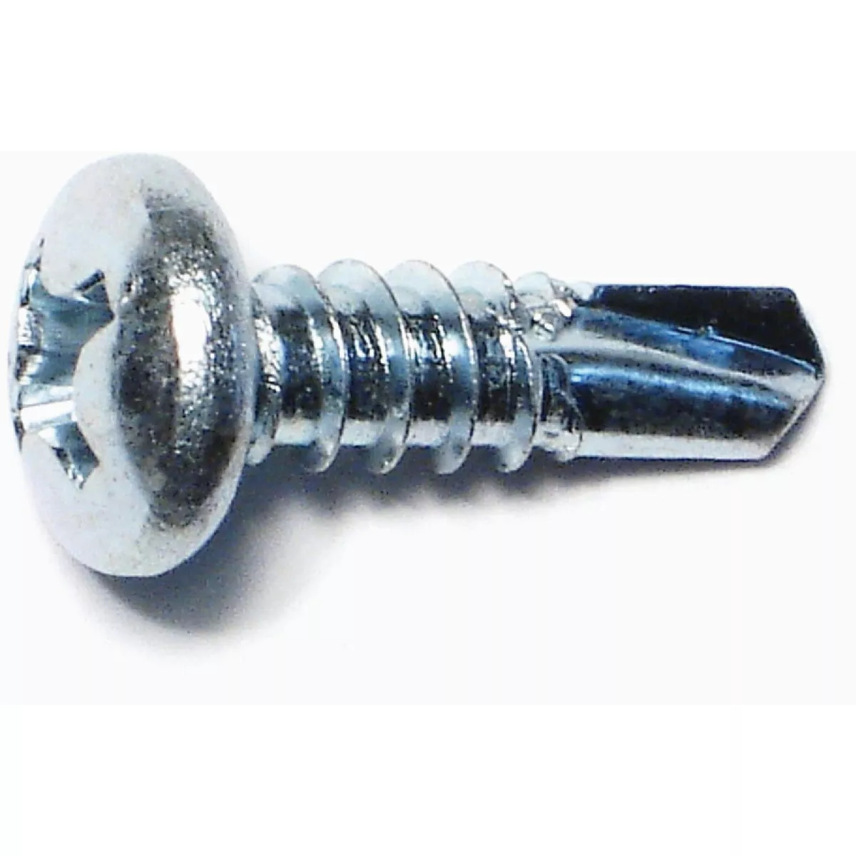 Midwest Fastener #12-14 x 3/4 In. Zinc Plated Steel Phillips Pan Head Self-Drilling Screws