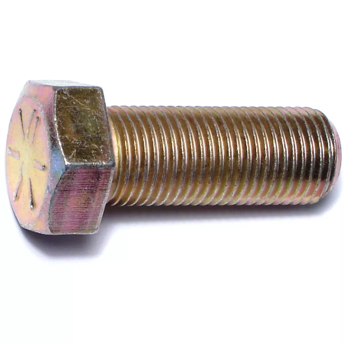 Midwest Fastener 9/16 In.-18 x 1-1/2 In. Zinc Plated Grade 8 Steel Fine Thread Hex Cap Screw