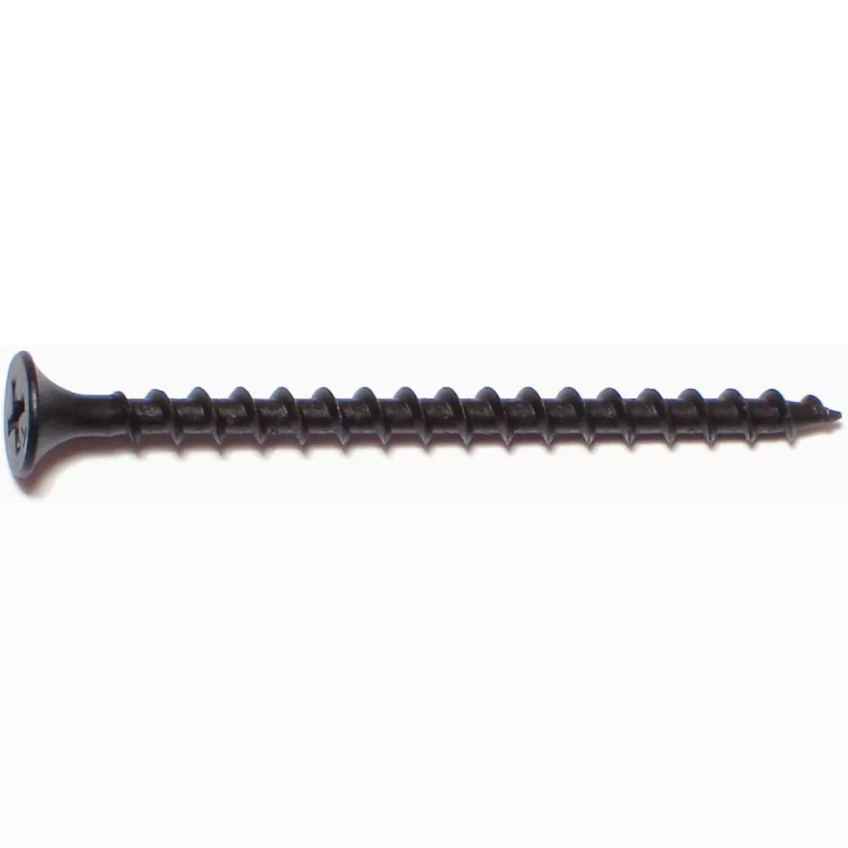 Midwest Fastener #6 x 2-1/4 In. Black Phosphate Steel Coarse Thread Phillips Bugle Head Drywall Screws (1 Ct.)-