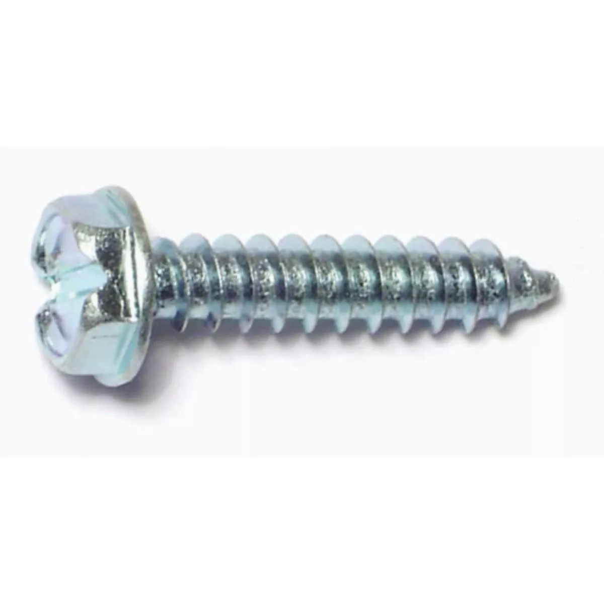 Midwest Fastener #7 x 3/4 In. Zinc Plated Steel Slotted Hex Washer Head Sheet Metal Screws (1 Ct.)