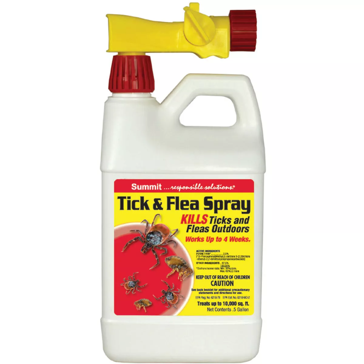 Summit 2 Qt. Ready To Spray Hose End Tick & Flea Killer-