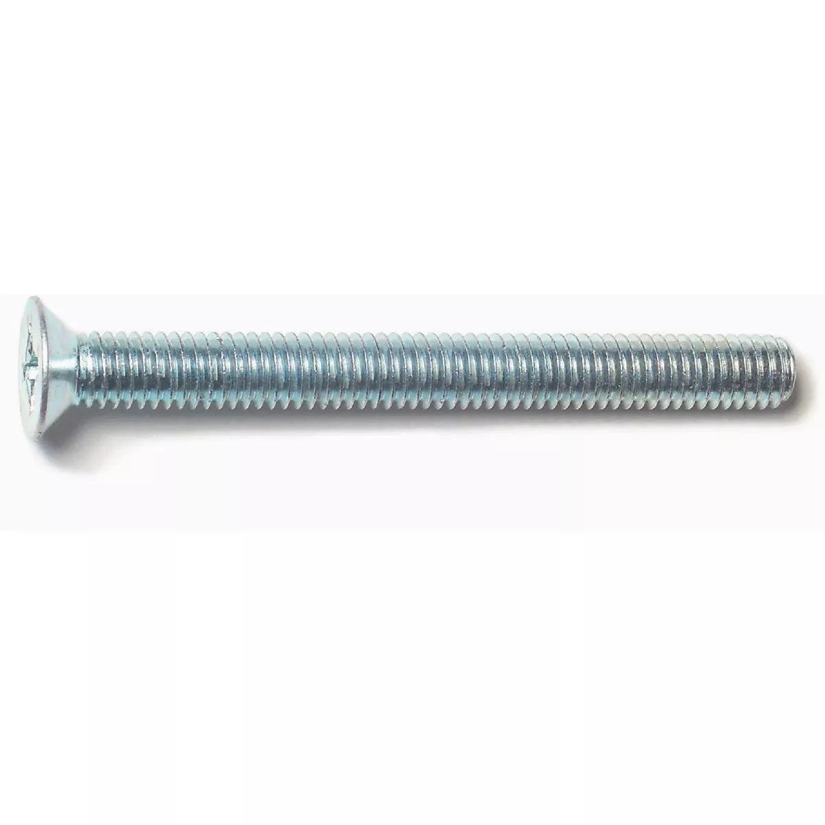 Midwest Fastener 6mm-1.0 x 60mm Zinc Plated Class 4.8 Steel Coarse Thread Phillips Flat Head Machine Screws (12 Ct.)