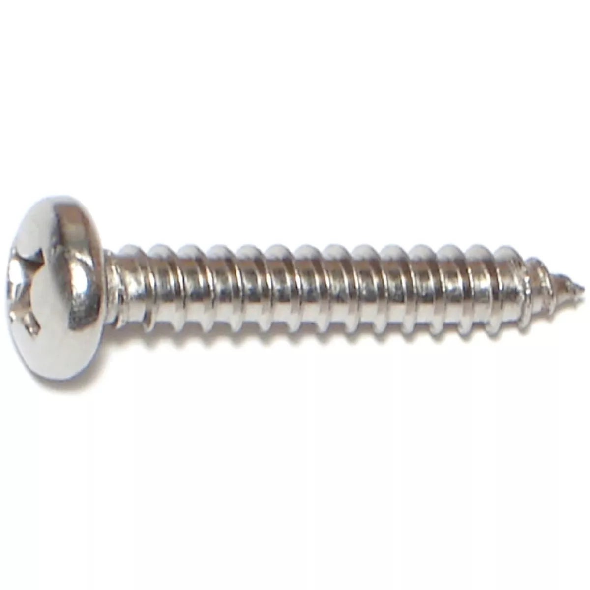 Midwest Fastener #12 x 1-1/4 In. 18-8 Stainless Steel Phillips Pan Head Sheet Metal Screws