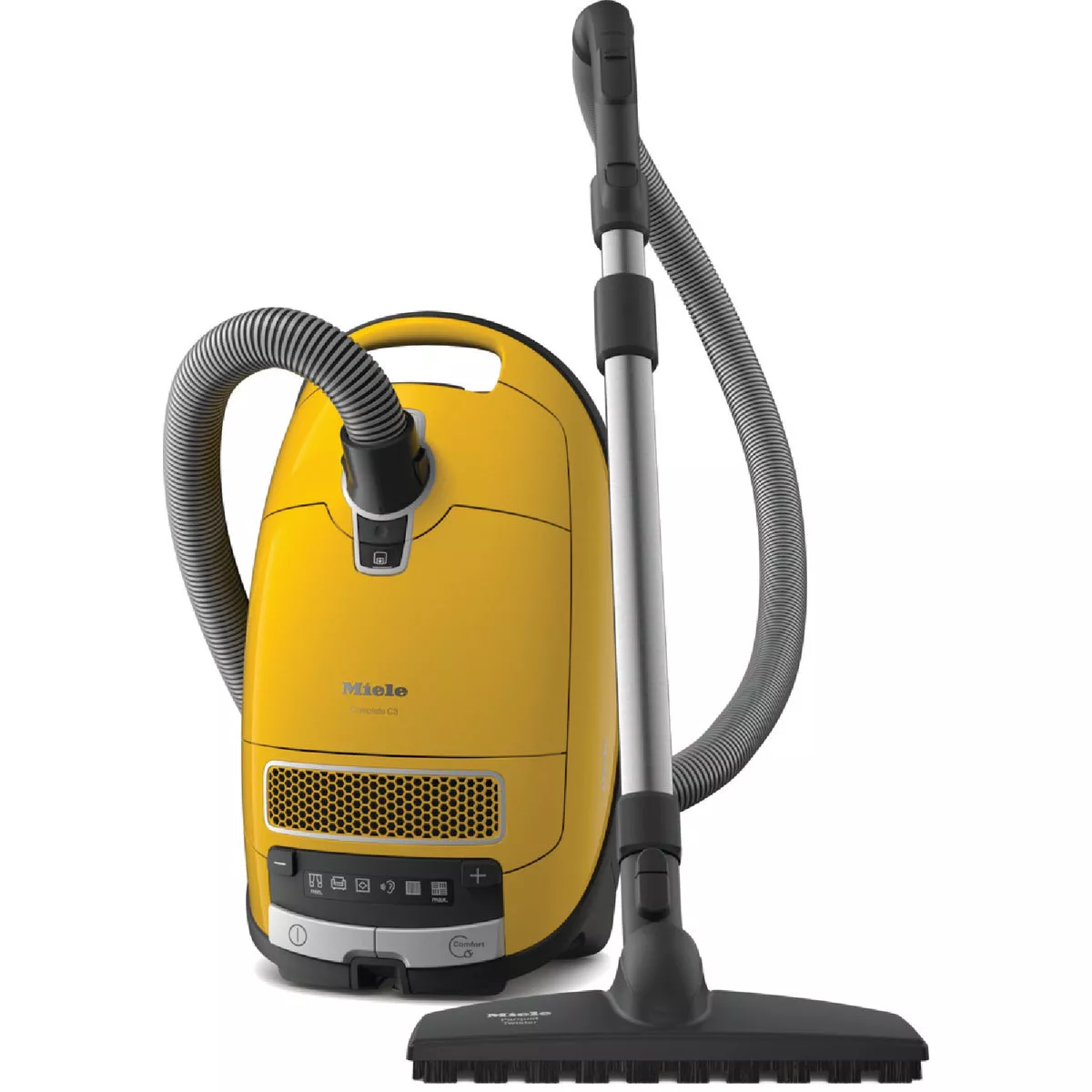 Miele Complete C3 Calima PowerLine Canister Vacuum Cleaner, Curry Yellow