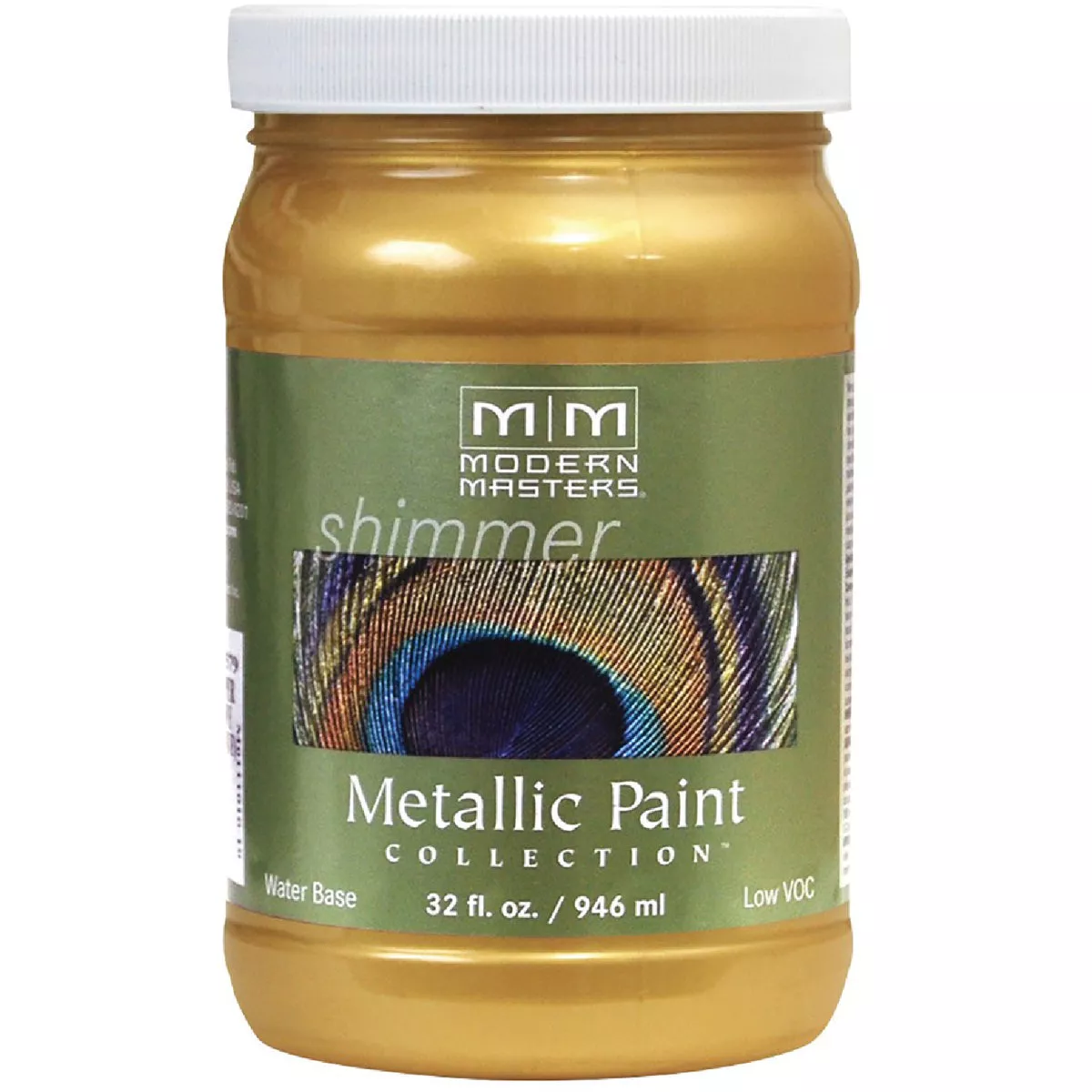 Modern Masters Rich Gold Satin Hobby Paint, 1 Qt.