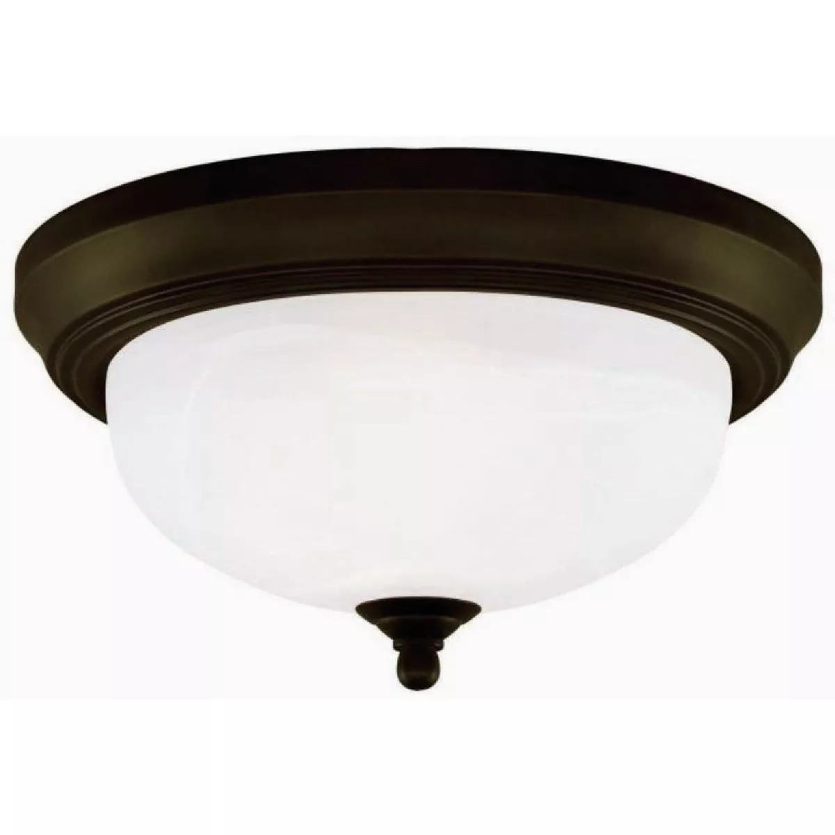 Westinghouse 13 In. 2-Light Oil Rubbed Bronze Flush Mount Ceiling Light Fixture