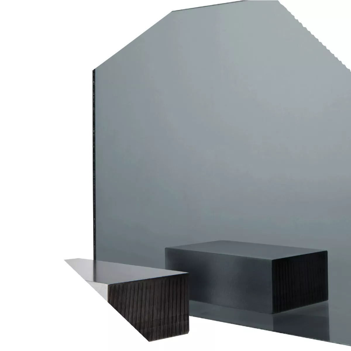 Plaskolite 48" x 96" x .118 (1/8") 1050 Gray Acrylic Sheet