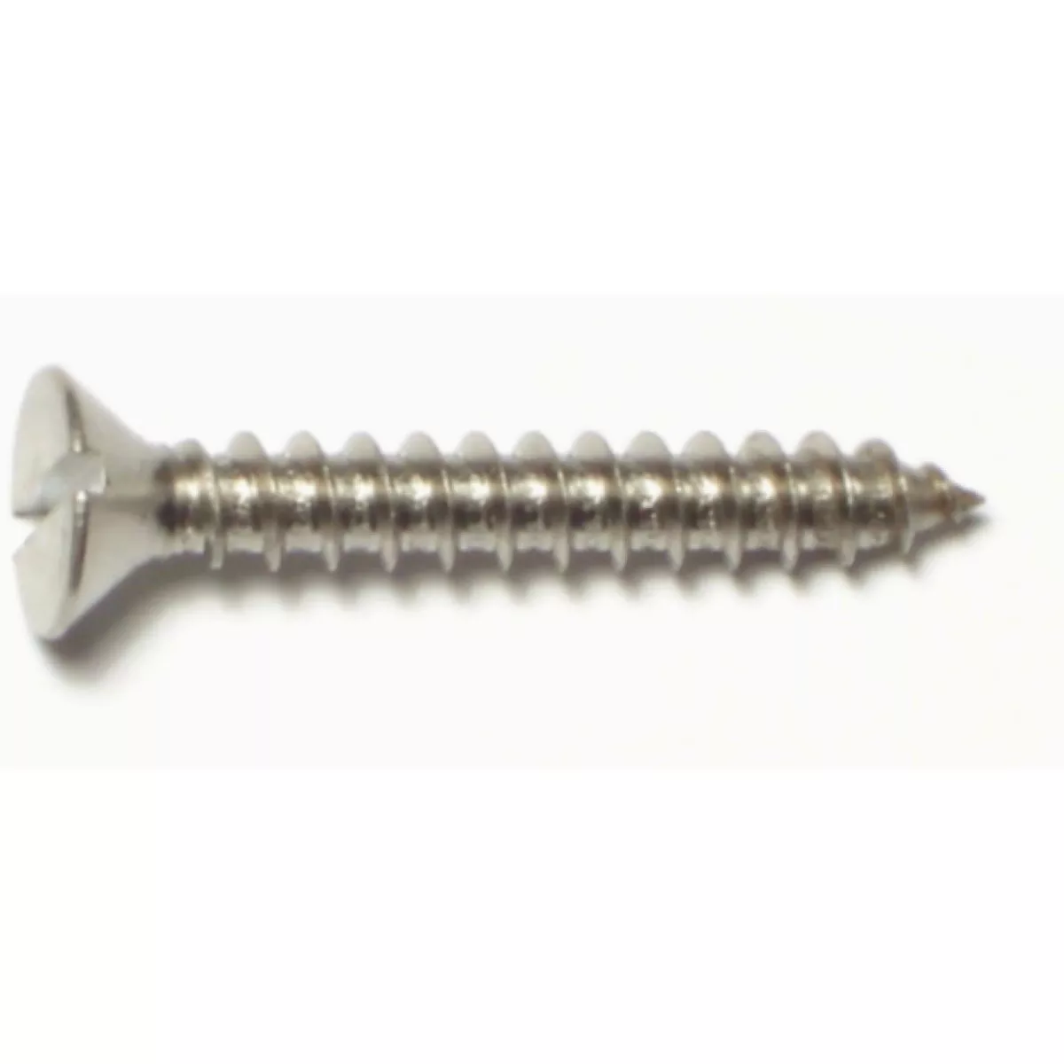 Midwest Fastener #12 x 1-1/2 In. 18-8 Stainless Steel Slotted Flat Head Sheet Metal Screws (14 Ct.)
