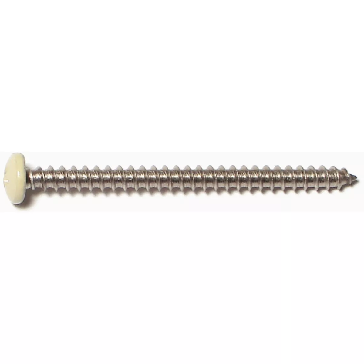 Midwest Fastener #10 x 2-1/2 In. Beige Painted 18-8 Stainless Steel Phillips Pan Head Sheet Metal Screws (1 Ct.)
