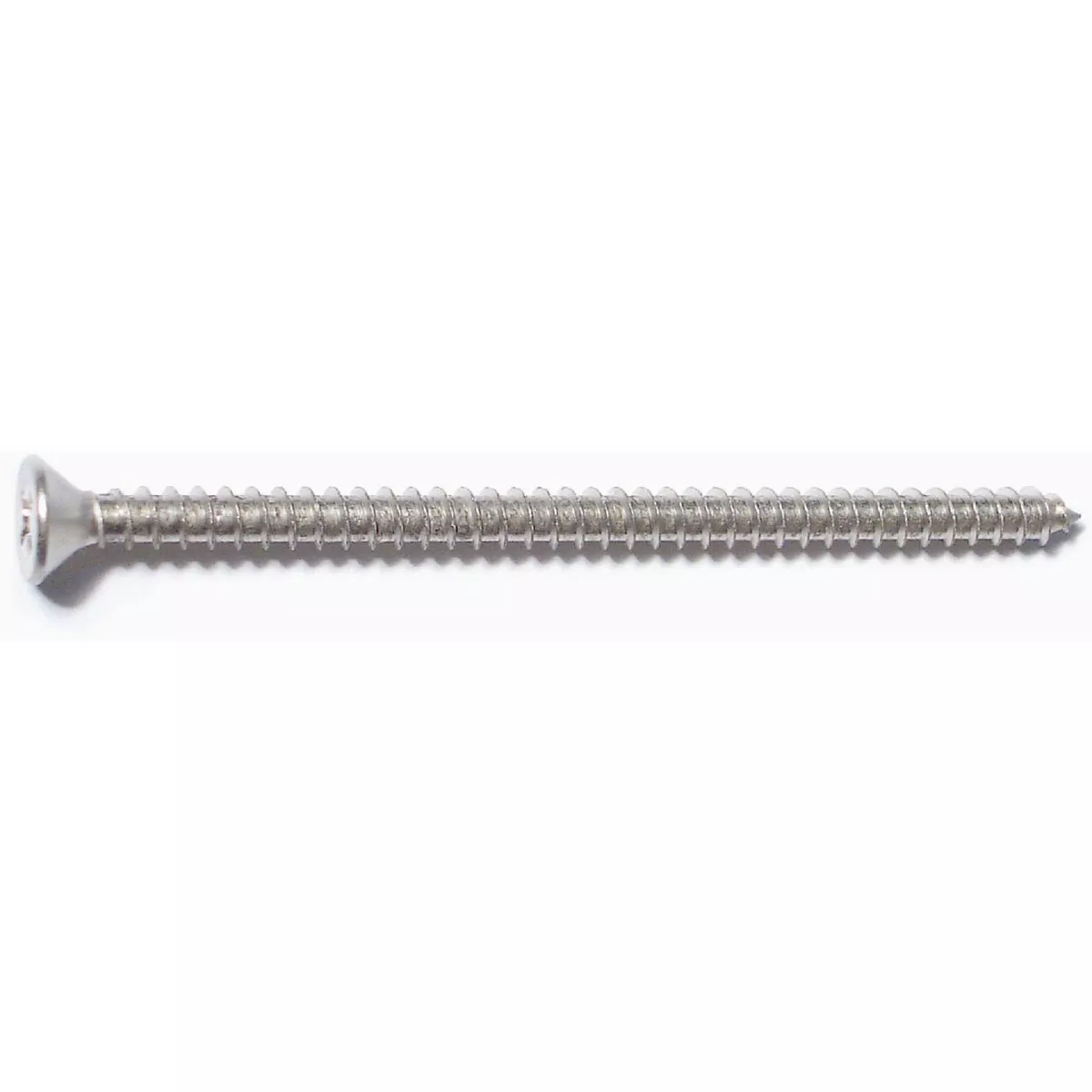 Midwest Fastener #9 x 3 In. Satin Nickel Plated Steel Phillips Flat Head Hinge Screws (8 Ct.)
