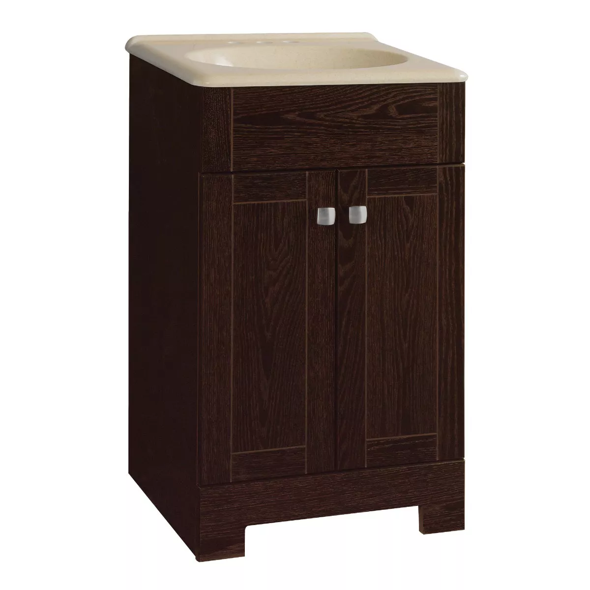 Continental Cabinets Sedona 18-3/4 In. W. x 33 In. H. x 16-1/2 In. Java Stain Vanity Base