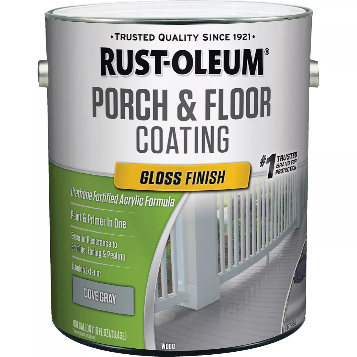 Rust-Oleum 1 Gal. Dove Gray Acrylic Porch & Floor Enamel-