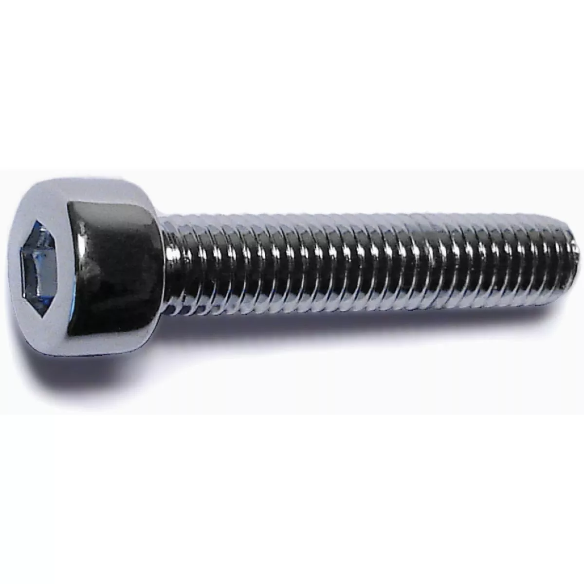 Midwest Fastener 5mm-0.8 x 25mm Chrome Plated Class 12.9 Steel Coarse Thread Smooth Head Hex Socket Cap Screws (10 Ct.)