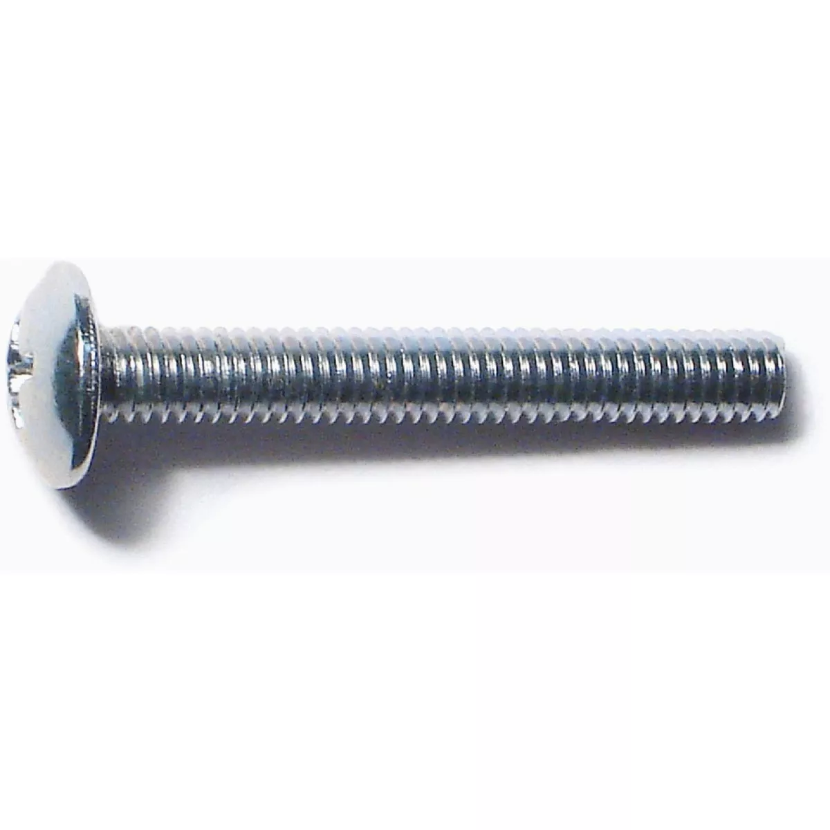 Midwest Fastener 4mm-0.7 x 30mm Zinc Plated Class 4.8 Steel Coarse Thread Phillips Truss Head Machine Screws