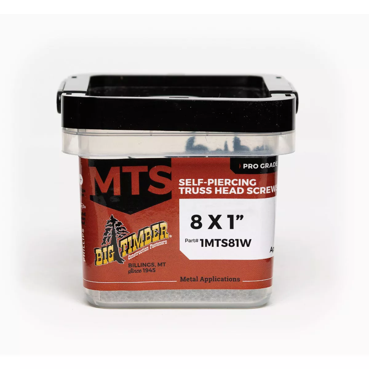 Big Timber #8 x 1 In. White Modified Truss Head Self-Drilling Sheet Metal Screw (193 Ct., 1 Lb.)