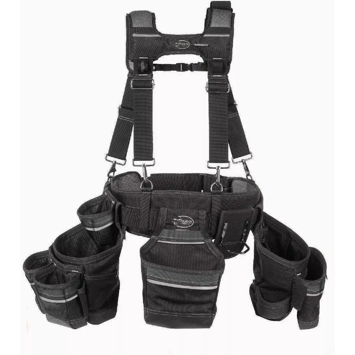 Dead On Ballistic Framers 3-Pouch Tool Belt with Suspenders