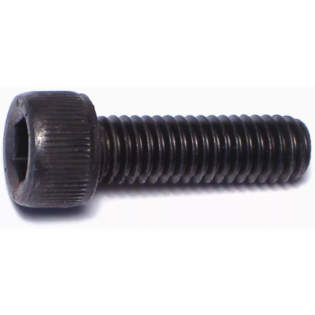 Midwest Fastener 6mm-1.0 x 20mm Black Oxide Class 12.9 Steel Coarse Thread Knurled Head Hex Socket Cap Screws (8 Ct.)-