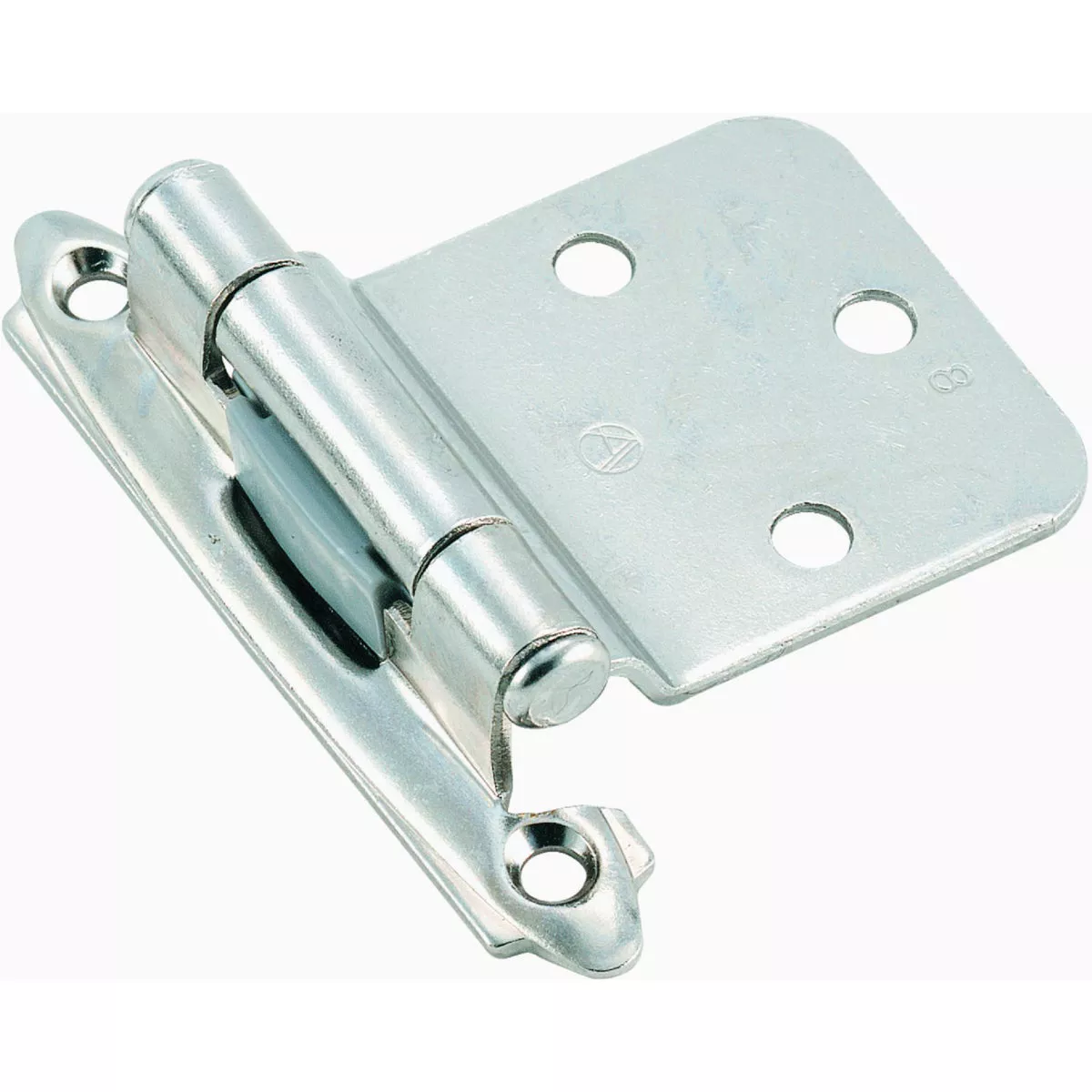 Amerock Polished Chrome Self-Closing Overlay Hinge (2-Pack)