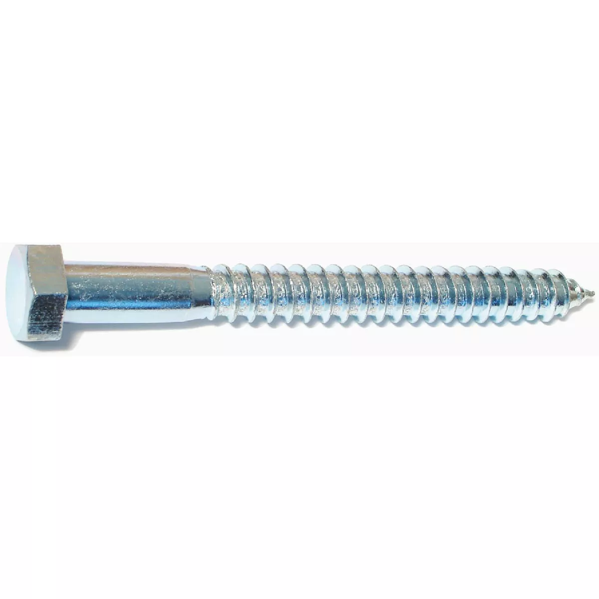 Midwest Fastener 1/2 In. x 5 In. Zinc Plated Grade 2 / A307 Steel Hex Head Lag Screws (25 Ct.)-