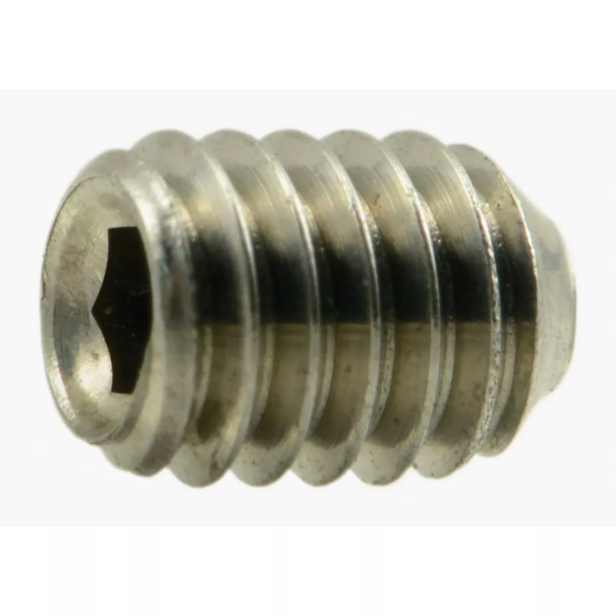 Midwest Fastener #6-40 x 3/16 In. 18-8 Stainless Steel Fine Thread Hex Socket Headless Set Screws (15 Ct.)