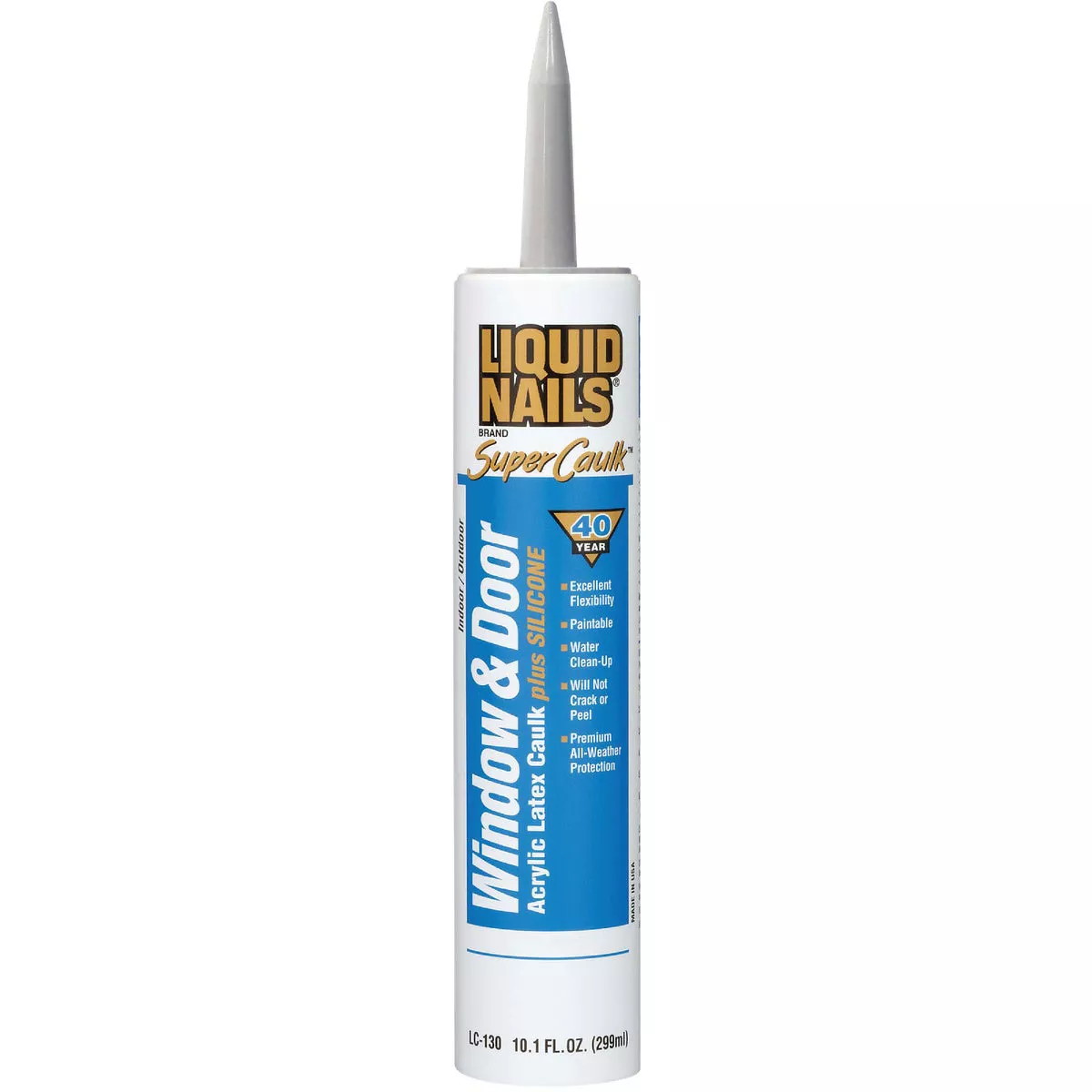 Liquid Nails Super Caulk 10 Oz. Window & Door Acrylic Latex Caulk