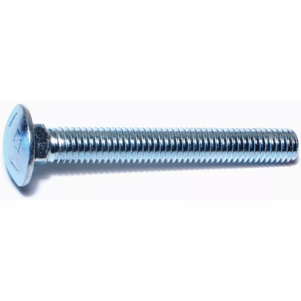 Midwest Fastener 3/8 In.-16 x 3 In. Zinc Plated Grade 5 Steel Coarse Thread Carriage Bolt (50-Count) (50 Ct.)-