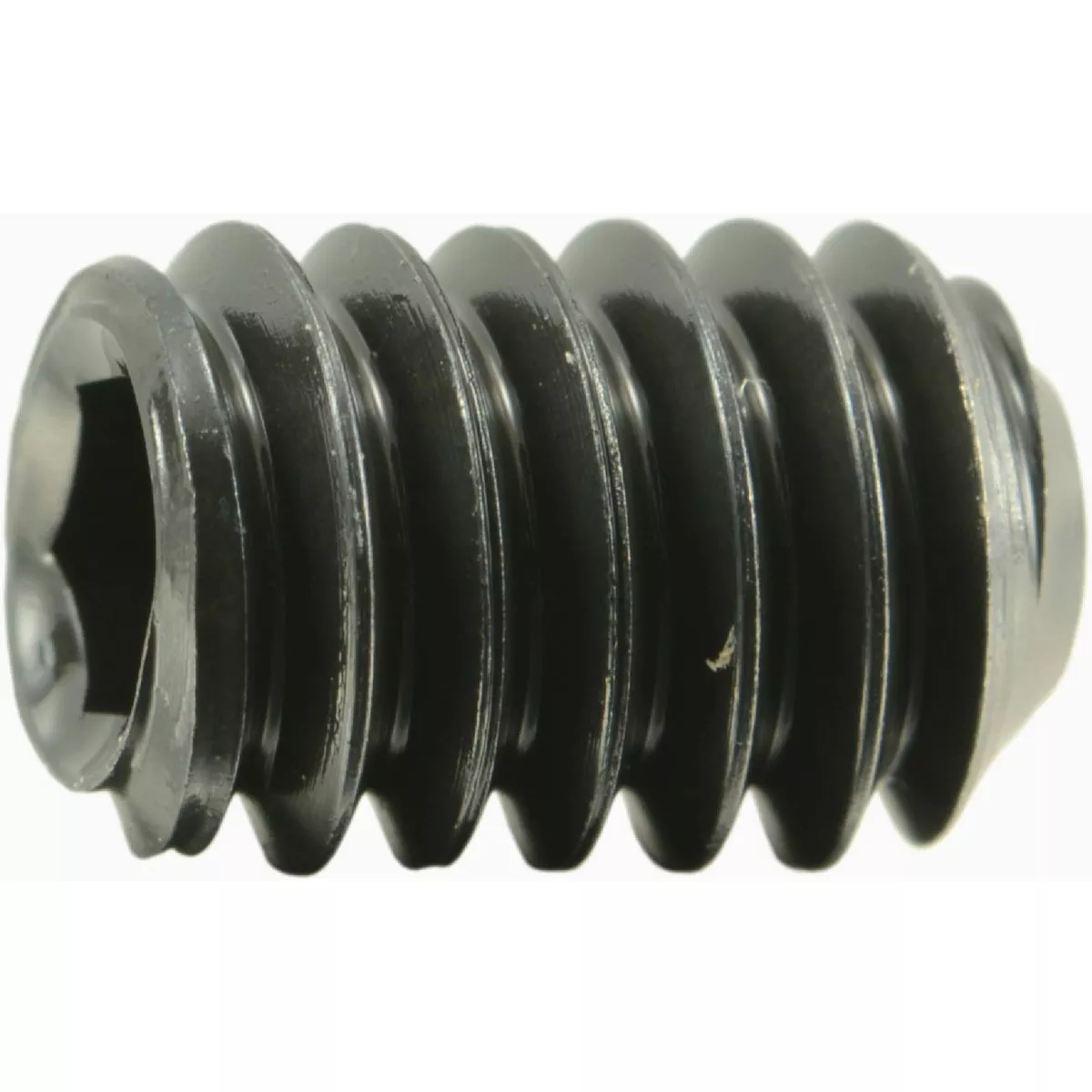 Midwest Fastener 1/4 In.-20 x 3/8 In. Steel Coarse Thread Hex Socket Headless Set Screws