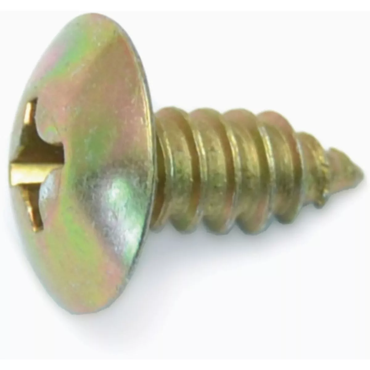 Midwest Fastener 6mm-1.8 x 15mm Zinc Plated Steel Phillips Truss Head Sheet Metal Screws