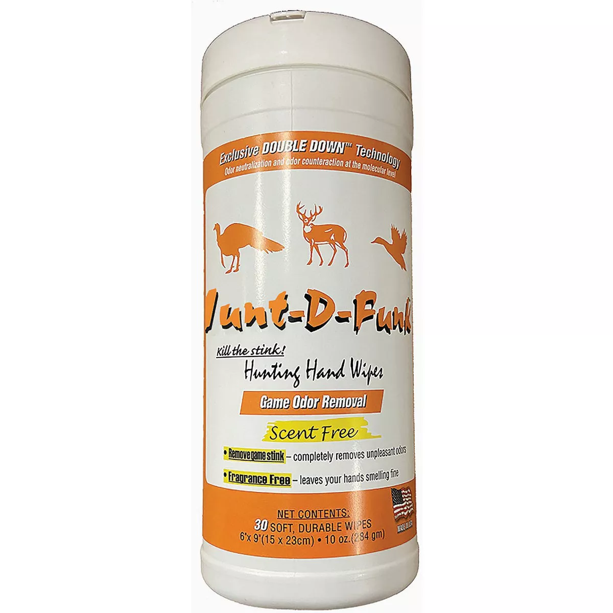 Hunt D-Funk Odor Elimination Wipes (30-Pack)