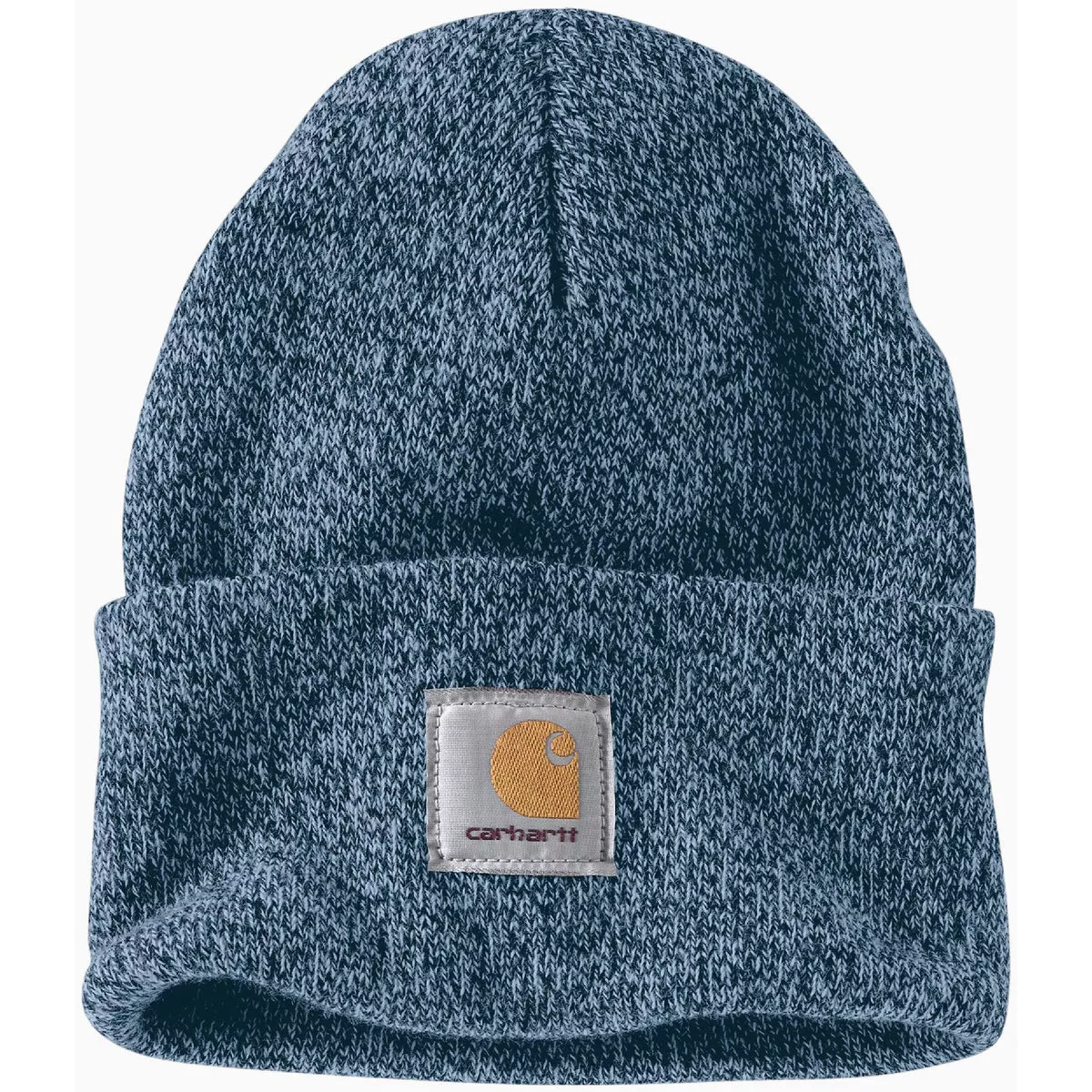 Carhartt Night Blue/Alpine Blue Marl Knit Cuffed Beanie