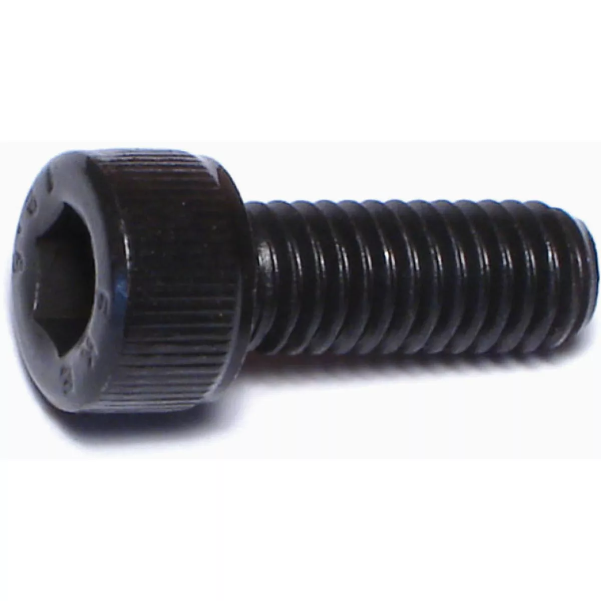 Midwest Fastener 6mm-1.0 x 16mm Black Oxide Class 12.9 Steel Coarse Thread Knurled Head Hex Socket Cap Screws (8 Ct.)