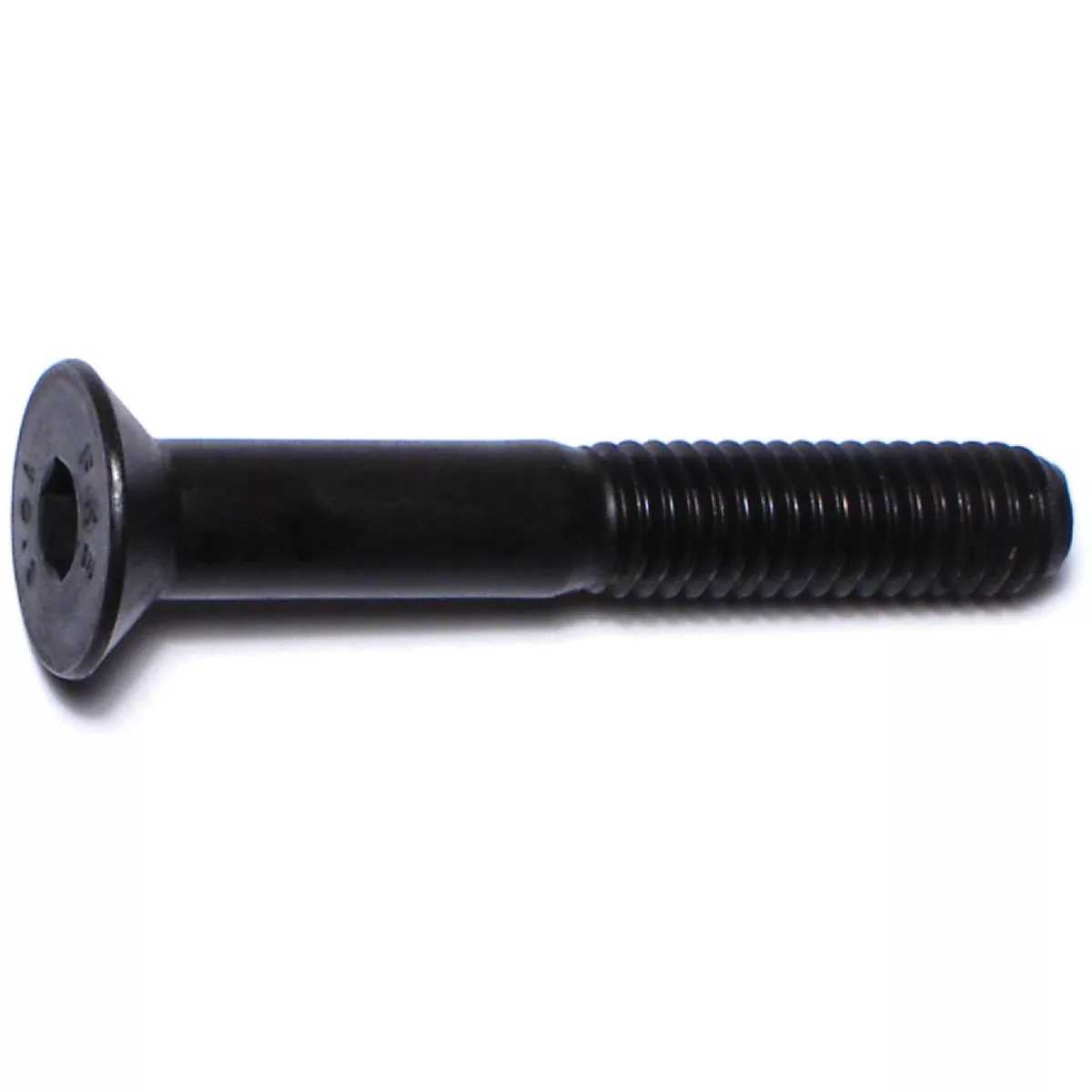 Midwest Fastener 6mm-1.0 x 40mm Black Oxide Class 10.9 Steel Coarse Thread Flat Head Hex Socket Cap Screws (4 Ct.)