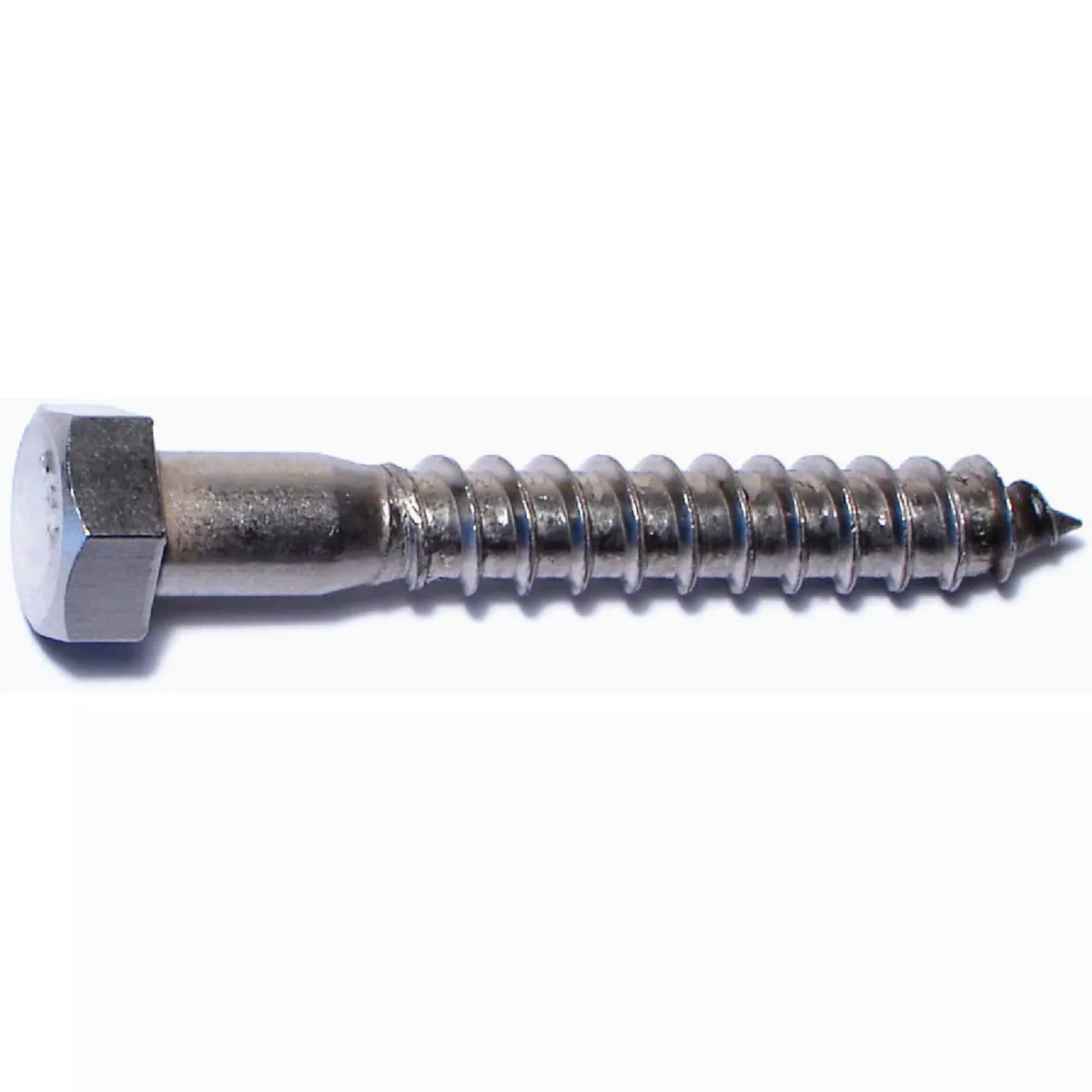 Midwest Fastener 3/8 In. x 2-1/2 In. 18-8 Stainless Steel Hex Head Lag Screws (15 Ct.)