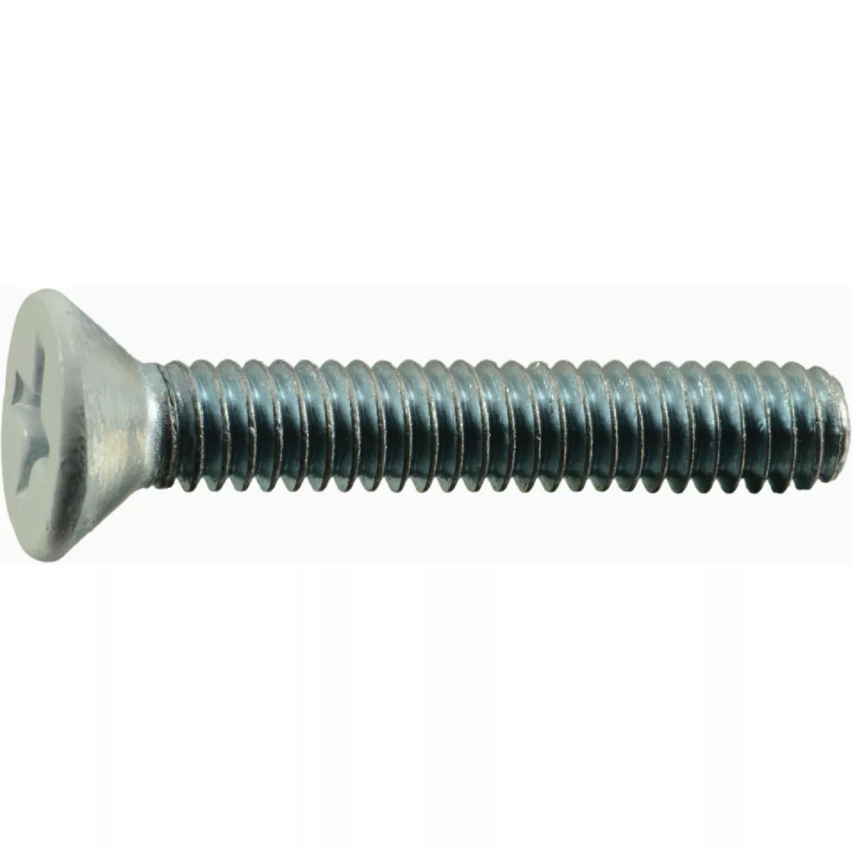 Midwest Fastener #8-32 x 1 In. White Painted Head Zinc Plated Steel Coarse Thread Phillips Flat Head Machine Screws (20 Ct.)