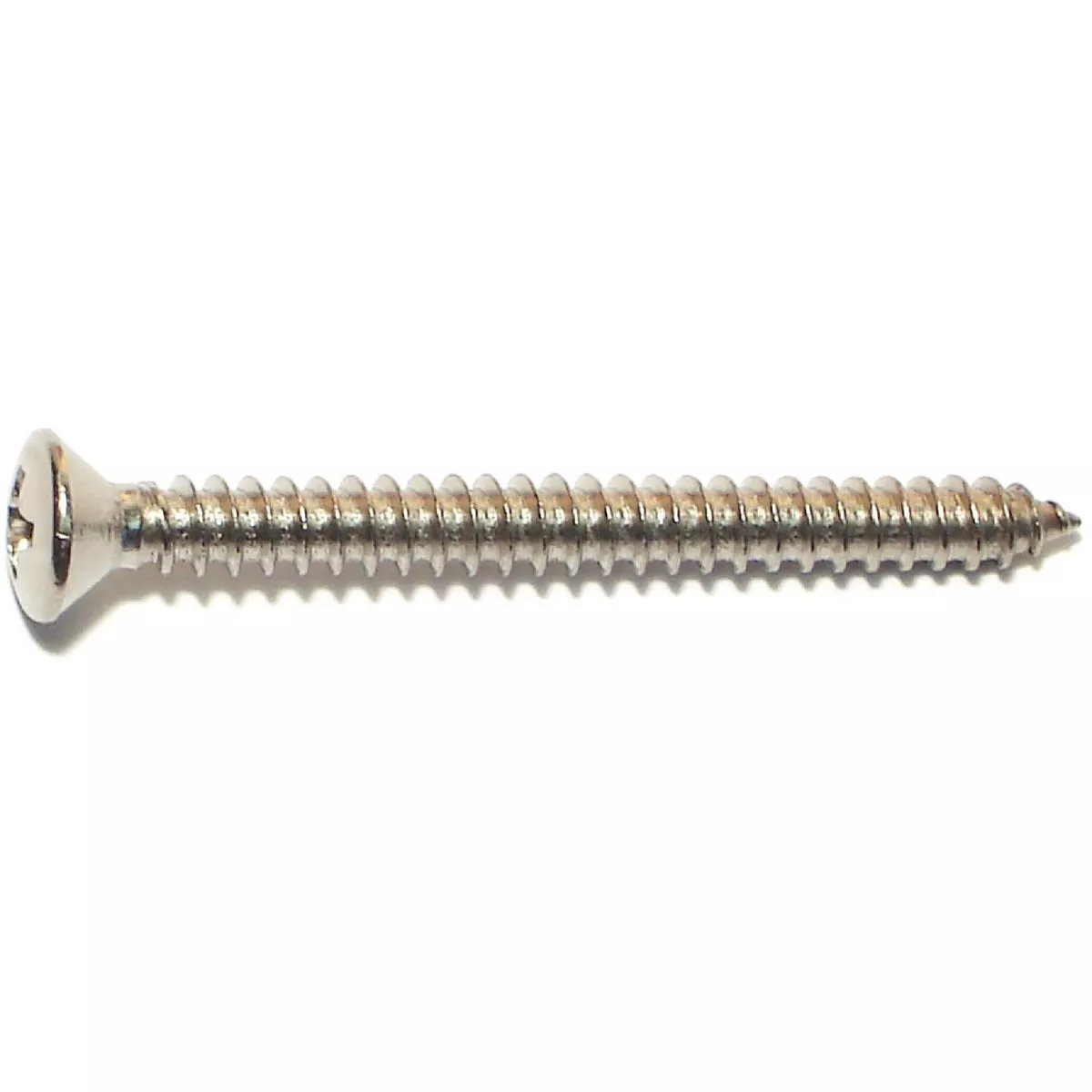 Midwest Fastener #10 x 2 In. 18-8 Stainless Steel Phillips Oval Head Sheet Metal Screws