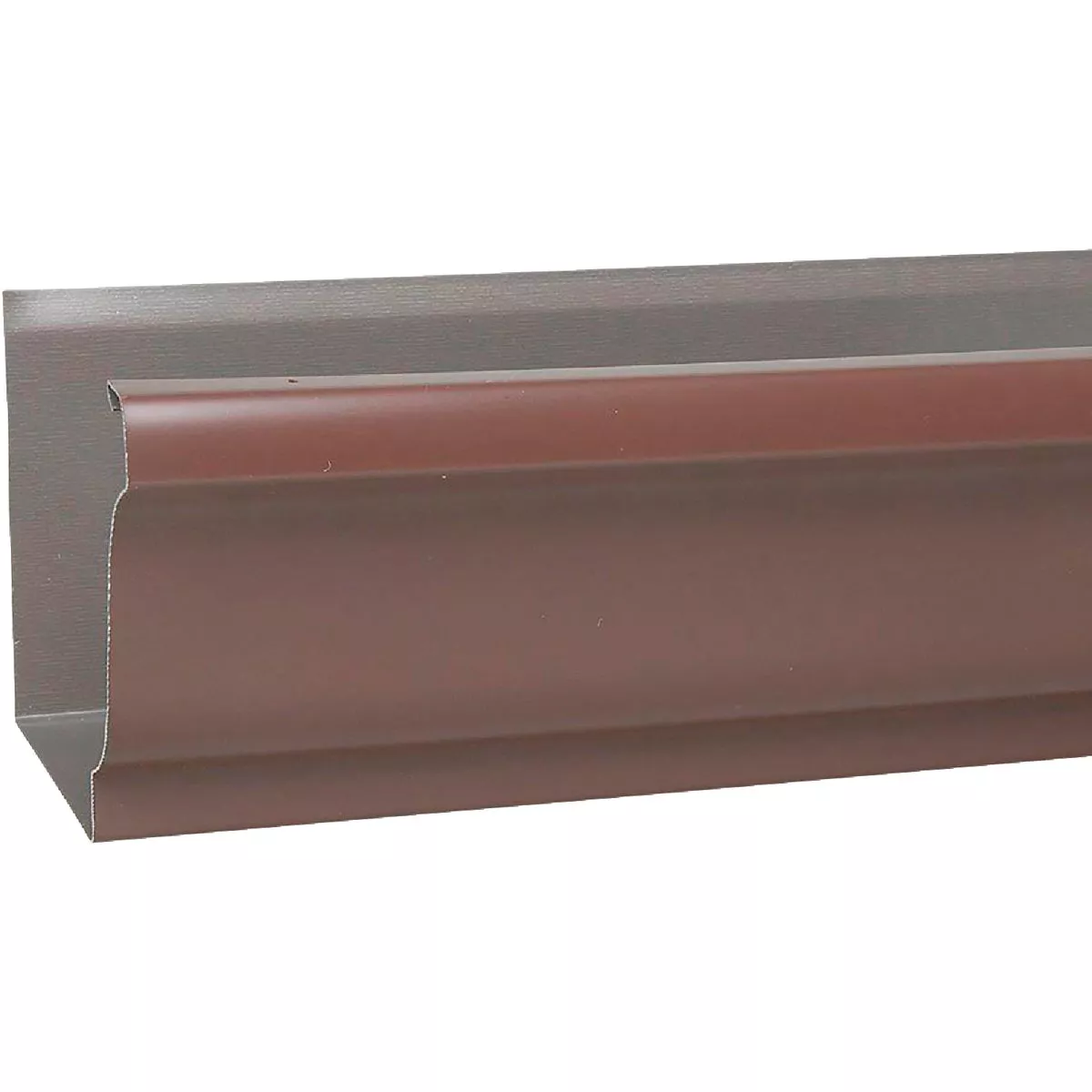Spectra Metals 5 In. x 10 Ft. K-Style Brown 0.019 Aluminum Gutter