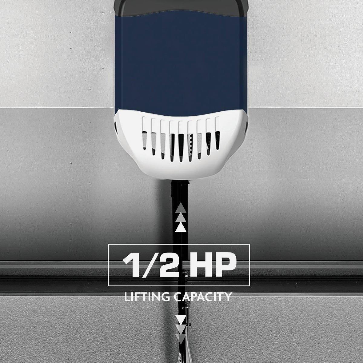 Chamberlain C2102 1/2 HP Durable Chain Drive Garage Door Opener with