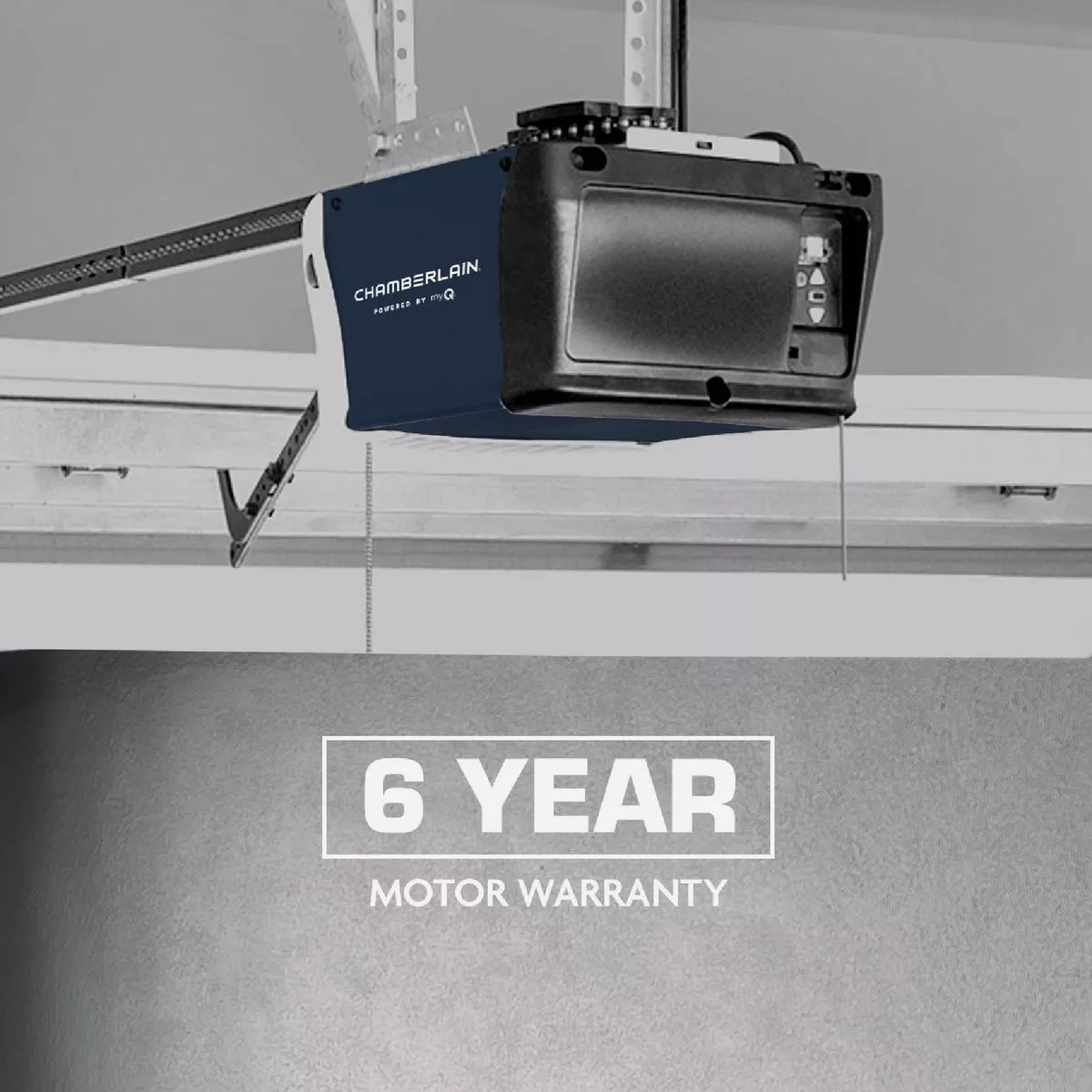 Chamberlain C2102 1/2 HP Durable Chain Drive Garage Door Opener with MED Lifting Power - photo 5