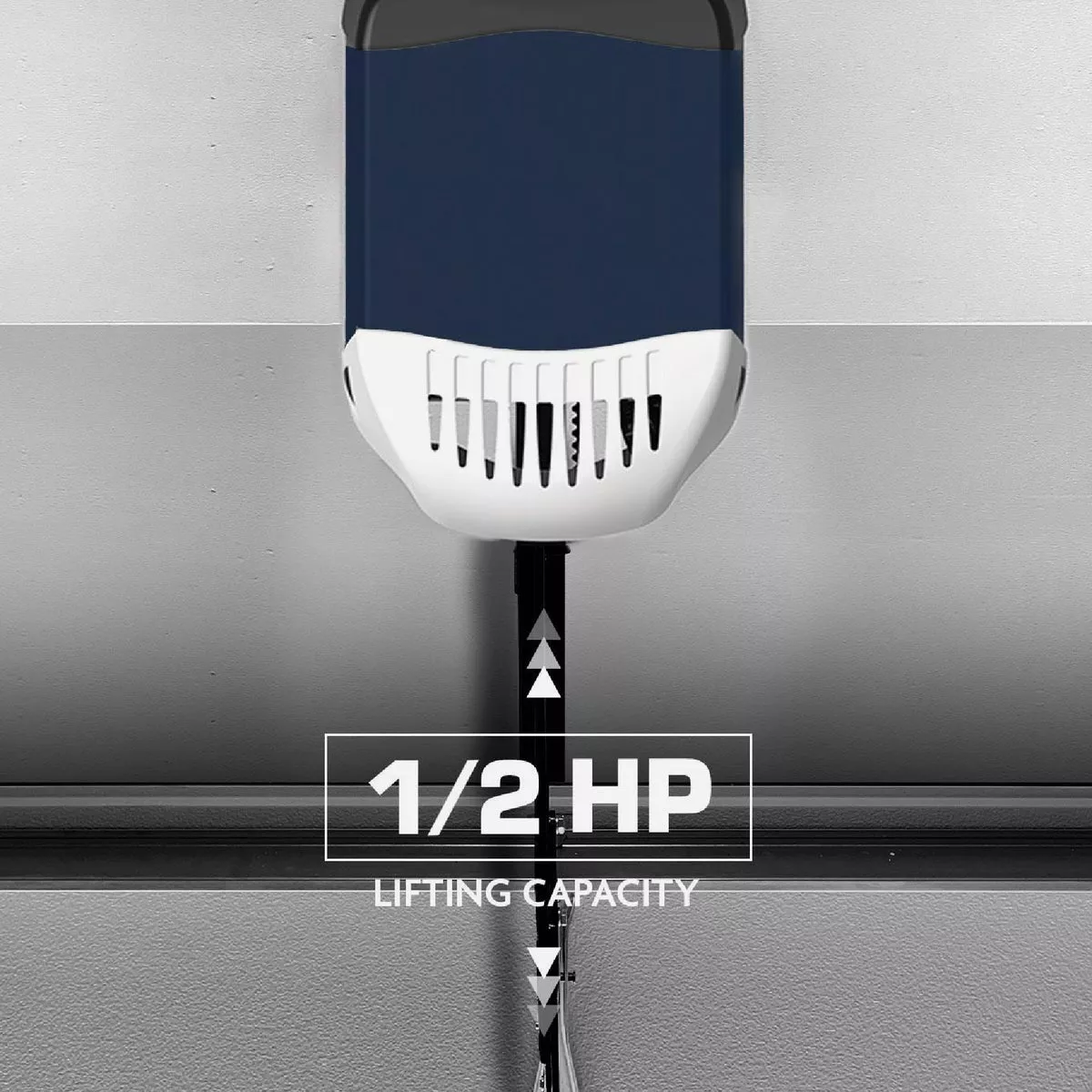 Chamberlain C2102 1/2 HP Durable Chain Drive Garage Door Opener with MED Lifting Power - photo 2