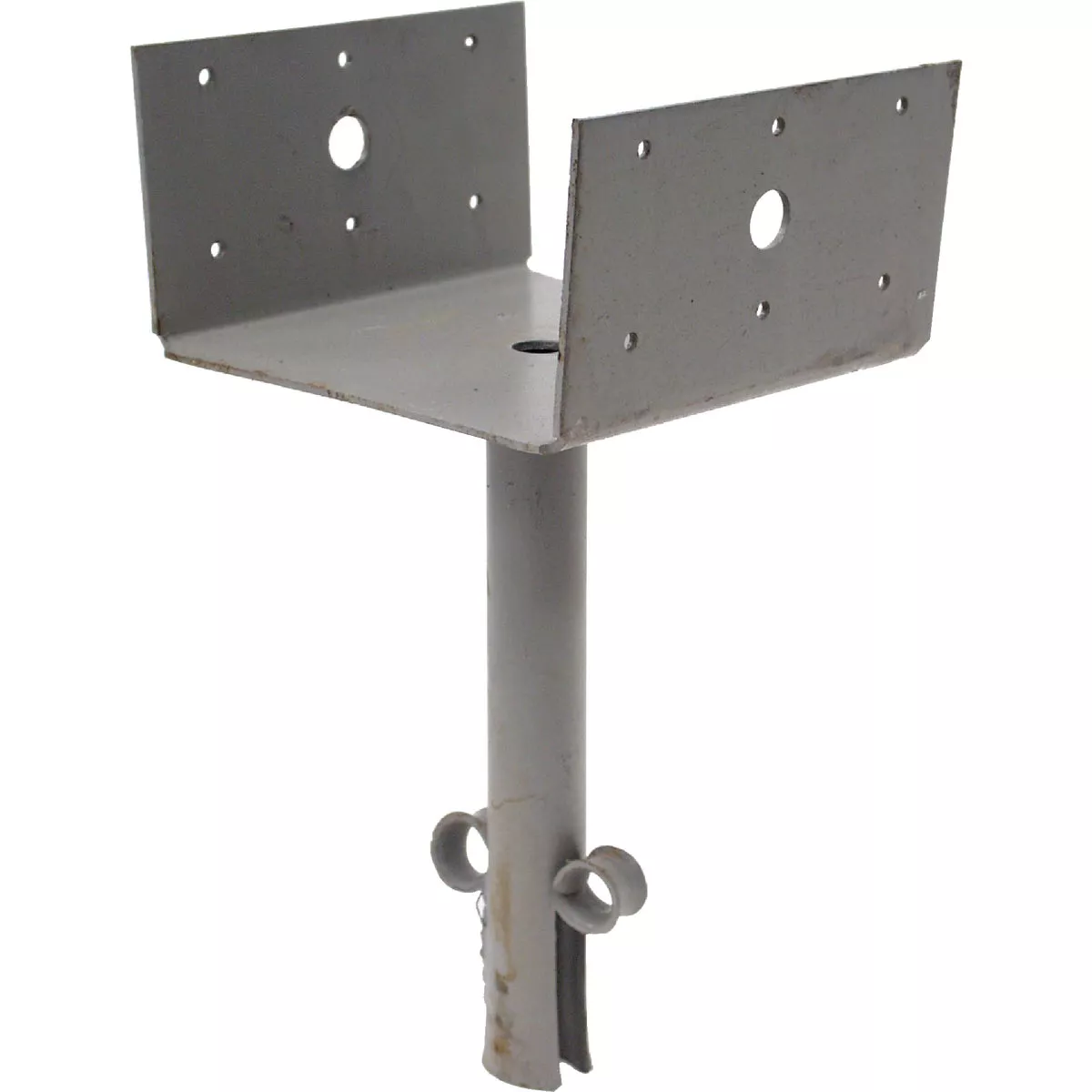 Simpson Strong-Tie 6 In. x 6 In. 12 ga Gray Paint Elevated Post Base