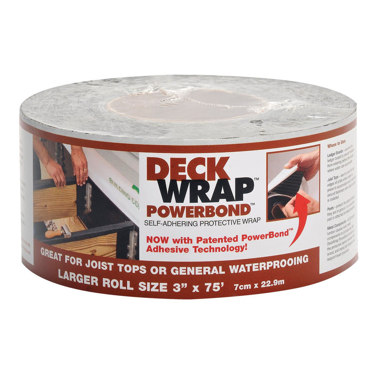 Mfm Building Products PowerBond DeckWrap Deck Flash Barrier 12 Pack, image size:1200x1200