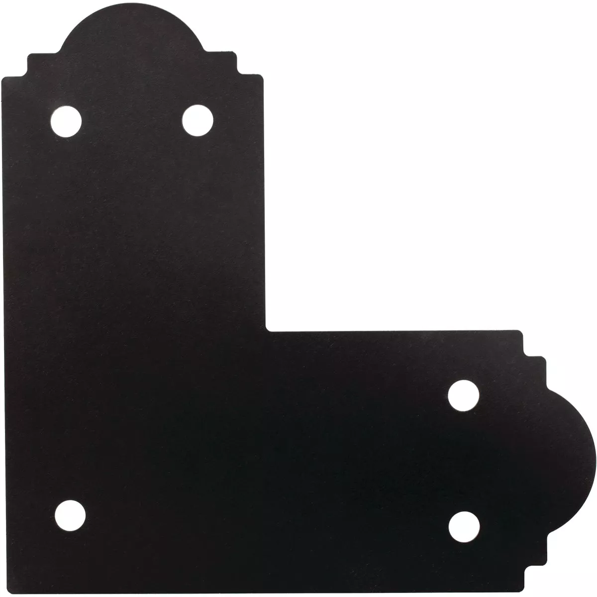 Simpson Strong-Tie Outdoor Accents Mission Collection ZMAX 6X6 Black L Strap