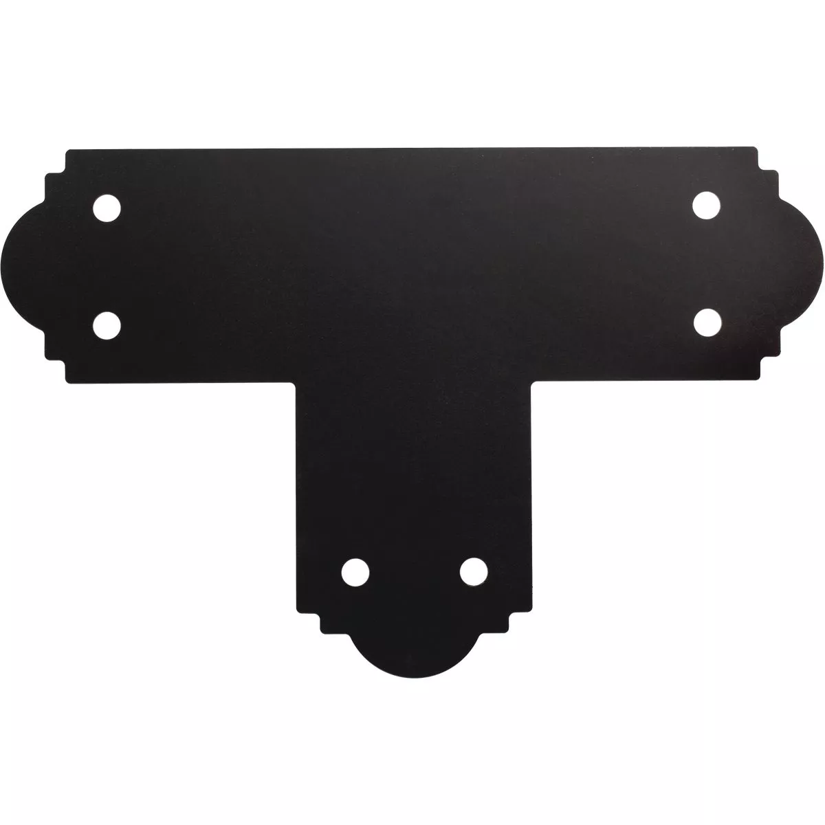 Simpson Strong-Tie Outdoor Accents Mission Collection ZMAX 6X6 Black T Strap