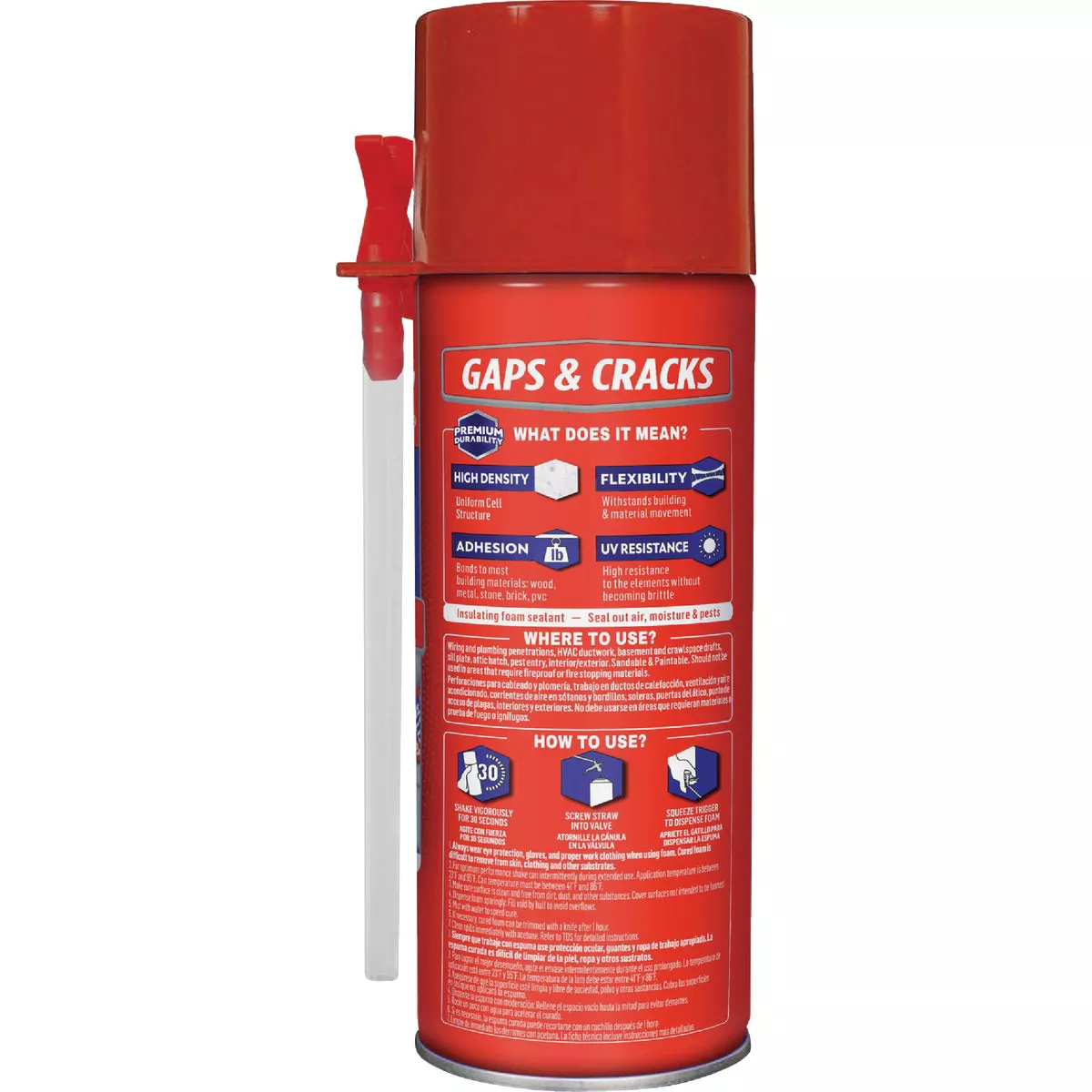 Loctite Tite Foam 12 Oz. Gaps & Cracks Insulating Sealant - photo 6