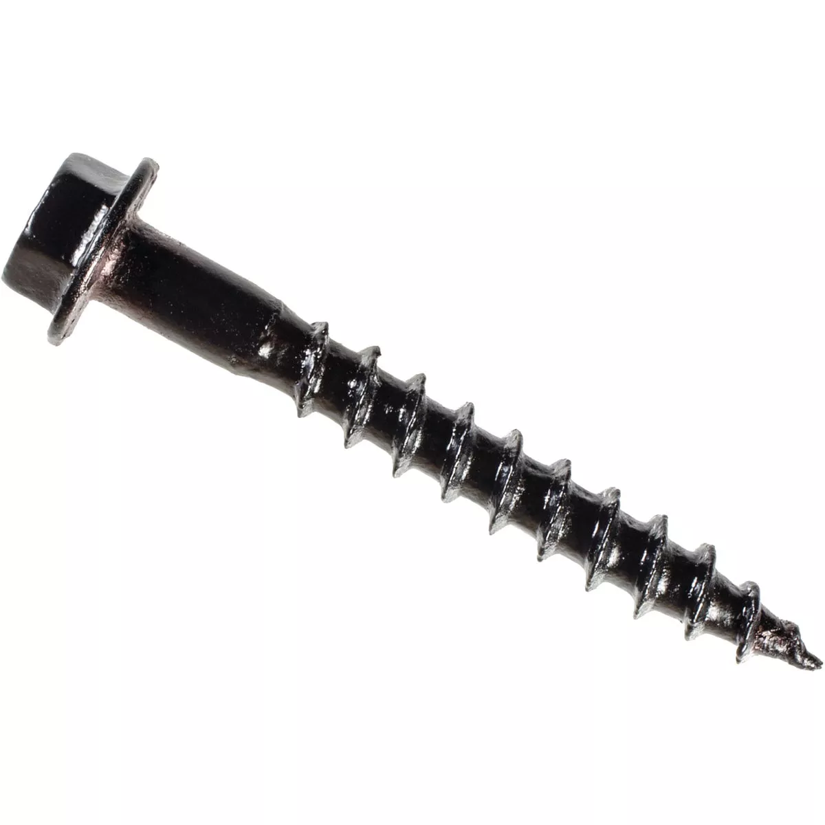 Simpson Strong-Tie Outdoor Accents #10 x 1-1/2 In. Hex-Head Black Connector Screw (50 Ct.)