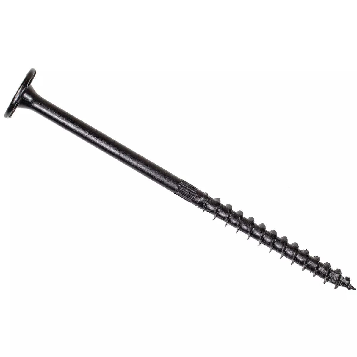 Outdoor Accents Structural Wood Screw .220 in. x 5-1/2 in. DB Coating, Black (12-Qty)