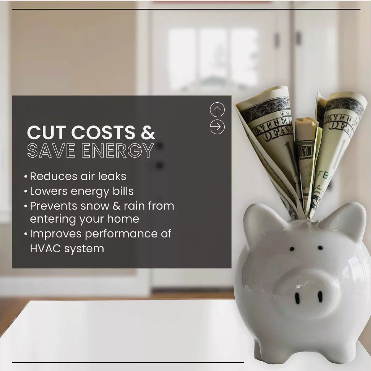 M-D Building Products 96 In. Brown Vinyl-coated Foam Top and Sides Door Seal, 50 Pk. - photo 4