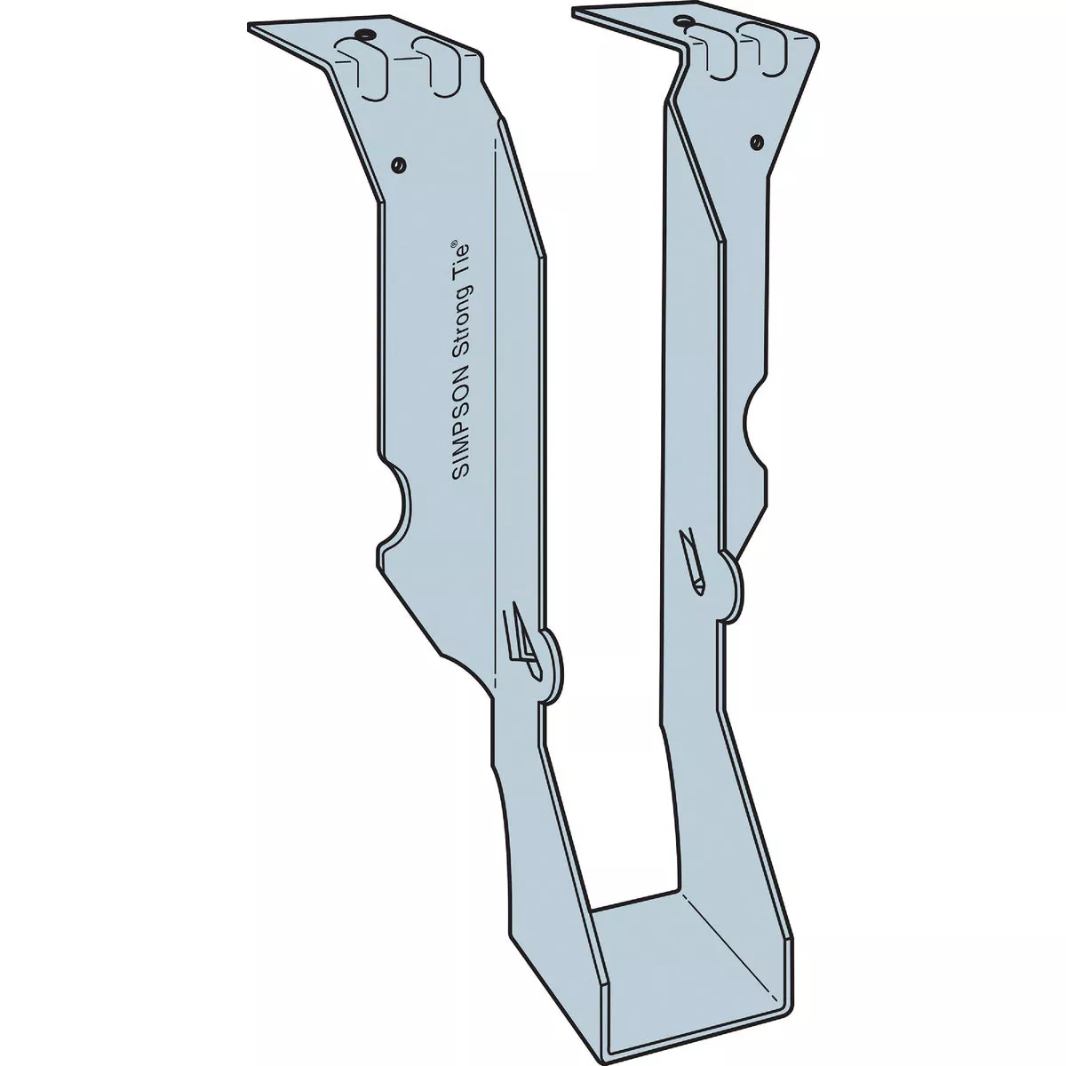Simpson Strong-Tie Galvanized 2 x 8 Top Flange Joist Hanger
